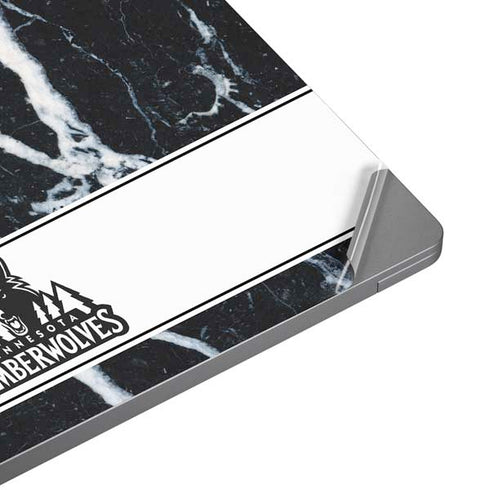 NBA Minnesota Timberwolves Marble Universal Laptop 17in (13.8 x 10in) Skin