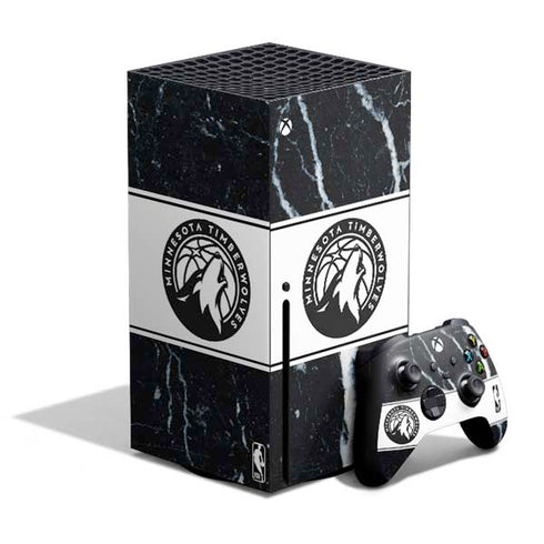 NBA Minnesota Timberwolves Marble Xbox Series X Skins