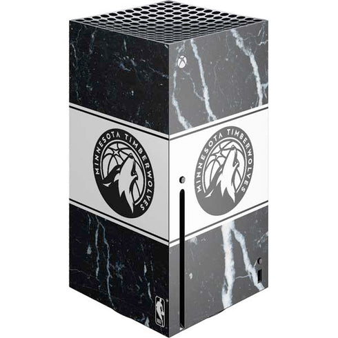 NBA Minnesota Timberwolves Marble Xbox Series X Console Skin