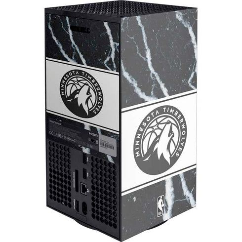 NBA Minnesota Timberwolves Marble XBox Series X Digital Edition Console Skin