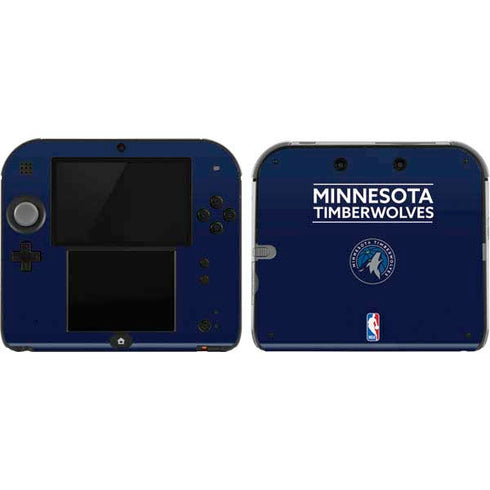 NBA Minnesota Timberwolves Standard - Navy Blue Nintendo Skins