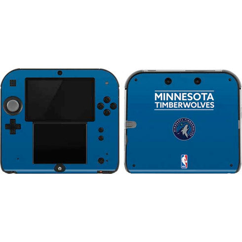 NBA Minnesota Timberwolves Standard - Blue Nintendo 2DS Skin
