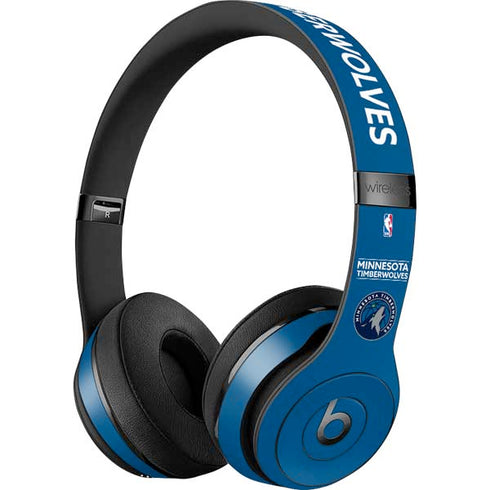 NBA Minnesota Timberwolves Standard - Blue Beats Solo 3 Wireless Skin