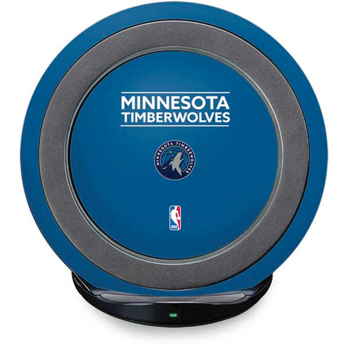 NBA Minnesota Timberwolves Standard - Blue Fast Charge Wireless Charging Stand Skin
