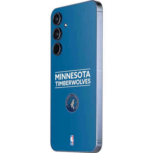 NBA Minnesota Timberwolves Standard - Blue Galaxy A35 5G Skin