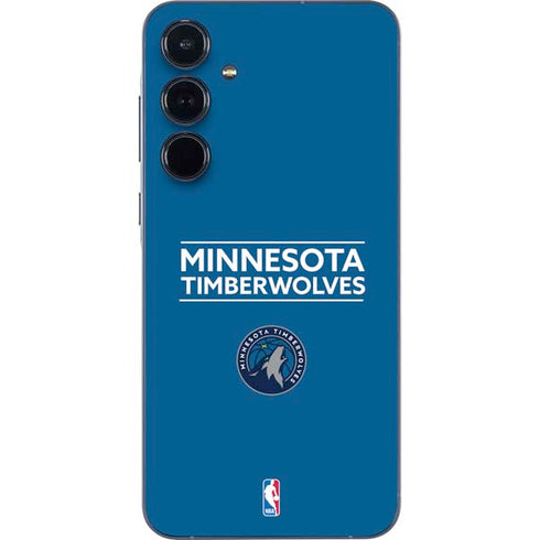 NBA Minnesota Timberwolves Standard - Blue Galaxy A55 5G Skin