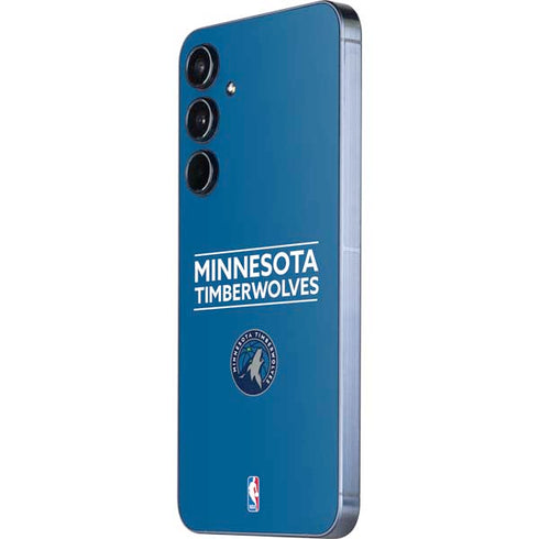 NBA Minnesota Timberwolves Standard - Blue Galaxy A55 5G Skin