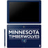 NBA Minnesota Timberwolves Standard - Navy Blue Galaxy Book 12in Skin