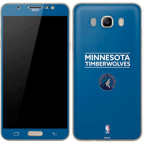 NBA Minnesota Timberwolves Standard - Blue Galaxy J7 Skin