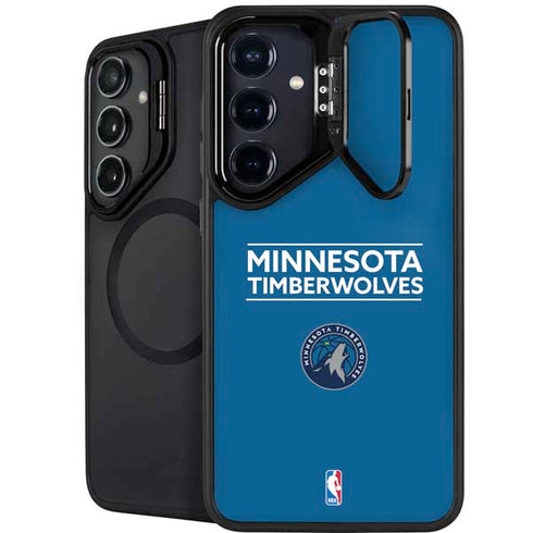NBA Minnesota Timberwolves Standard - Blue Galaxy S25 Kickstand Case