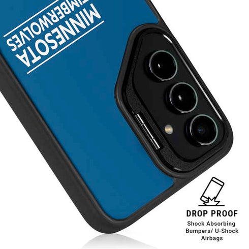 NBA Minnesota Timberwolves Standard - Blue Galaxy S25 Kickstand Case