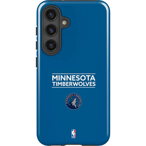 NBA Minnesota Timberwolves Standard - Blue Galaxy S25 Plus Impact Case