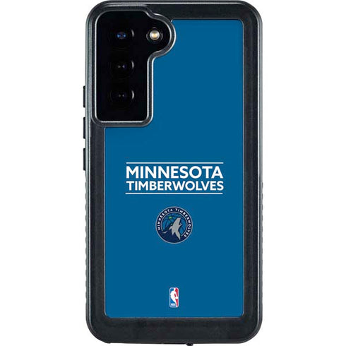 NBA Minnesota Timberwolves Standard - Blue Galaxy S24 Plus Waterproof Case
