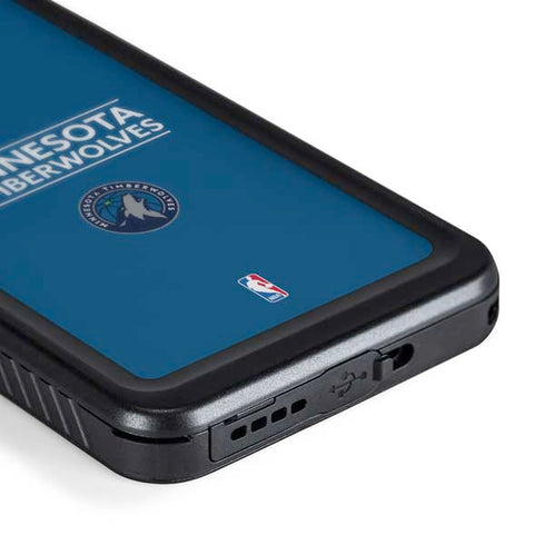 NBA Minnesota Timberwolves Standard - Blue Galaxy S24 Plus Waterproof Case