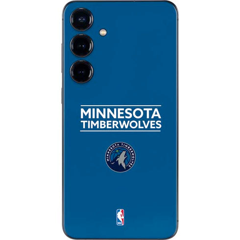 NBA Minnesota Timberwolves Standard - Blue Galaxy S25 Skin