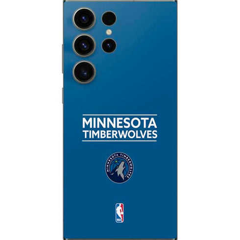 NBA Minnesota Timberwolves Standard - Blue Galaxy S25 Ultra Skin