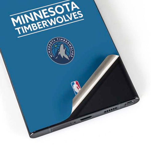 NBA Minnesota Timberwolves Standard - Blue Galaxy S25 Ultra Skin