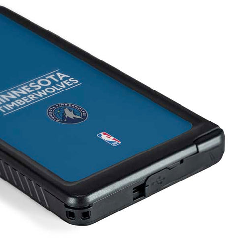 NBA Minnesota Timberwolves Standard - Blue Galaxy S24 Ultra Waterproof Case