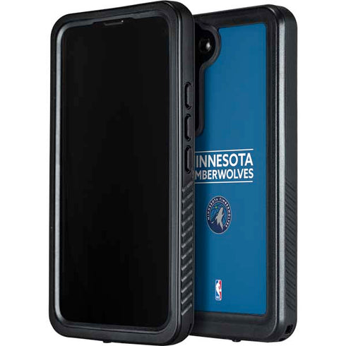 NBA Minnesota Timberwolves Standard - Blue Galaxy S24 Waterproof Case