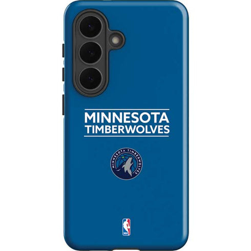 NBA Minnesota Timberwolves Standard - Blue Galaxy S26 Plus Impact Case