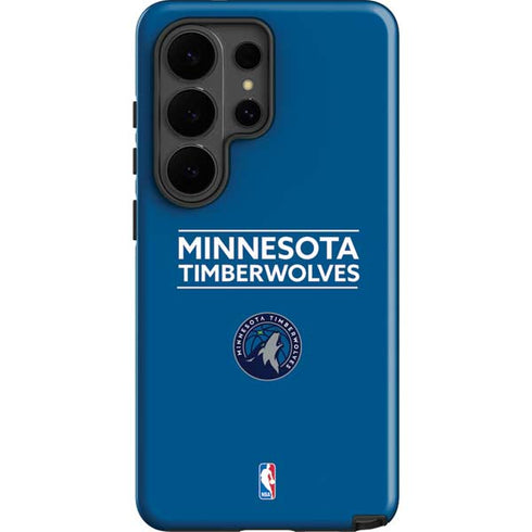 NBA Minnesota Timberwolves Standard - Blue Galaxy S26 Ultra Impact Case