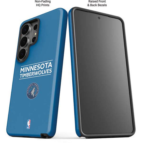 NBA Minnesota Timberwolves Standard - Blue Galaxy S26 Ultra Impact Case