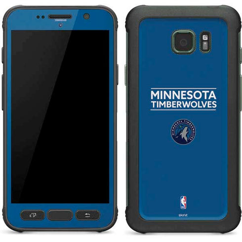 NBA Minnesota Timberwolves Standard - Blue Galaxy S7 Active Skin