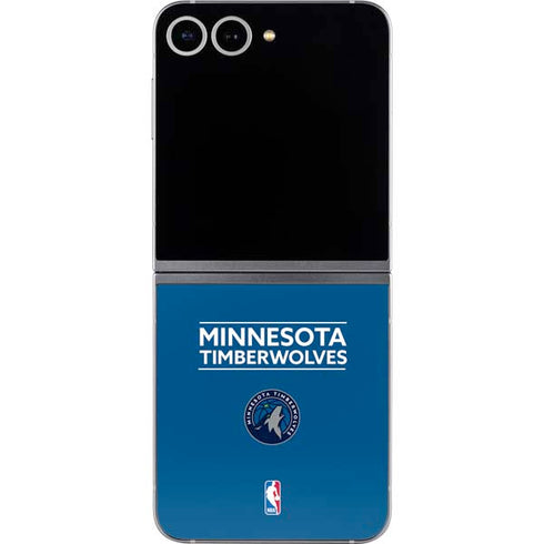NBA Minnesota Timberwolves Standard - Blue Galaxy Z Flip6 Skin