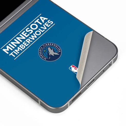 NBA Minnesota Timberwolves Standard - Blue Galaxy Z Flip6 Skin