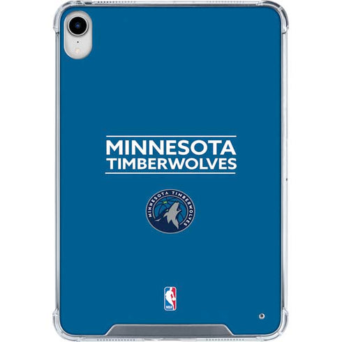 NBA Minnesota Timberwolves Standard - Blue iPad 11th Gen (2025) Clear Case
