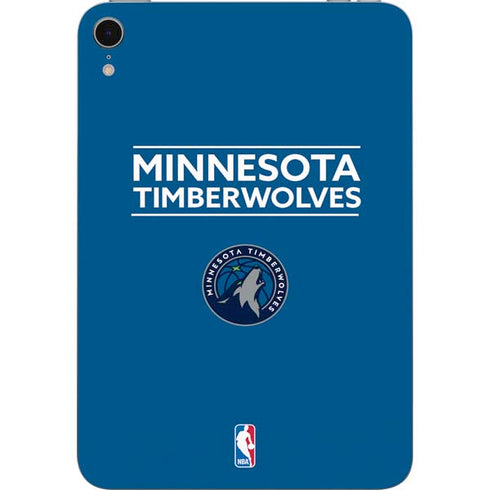 NBA Minnesota Timberwolves Standard - Blue Apple iPad Mini Skin