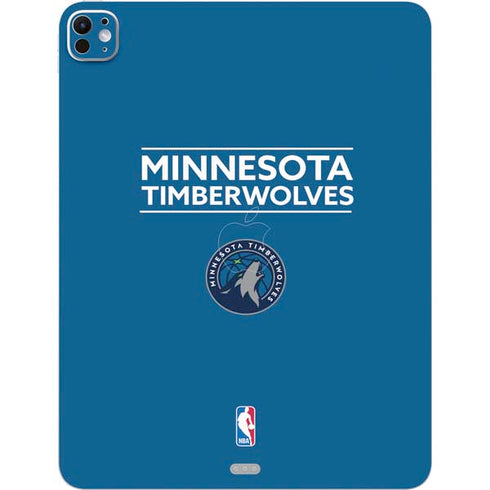 NBA Minnesota Timberwolves Standard - Blue iPad Pro 13in M4 (2024) Skin