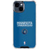 NBA Minnesota Timberwolves Standard - Blue iPhone 15 Clear Case