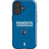 NBA Minnesota Timberwolves Standard - Blue iPhone 16 Impact Case