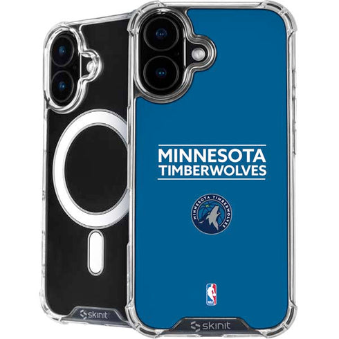 NBA Minnesota Timberwolves Standard - Blue iPhone 16 MagSafe Case