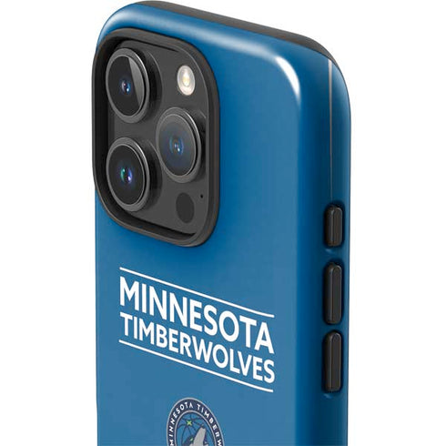 NBA Minnesota Timberwolves Standard - Blue iPhone 16 Pro Impact Case