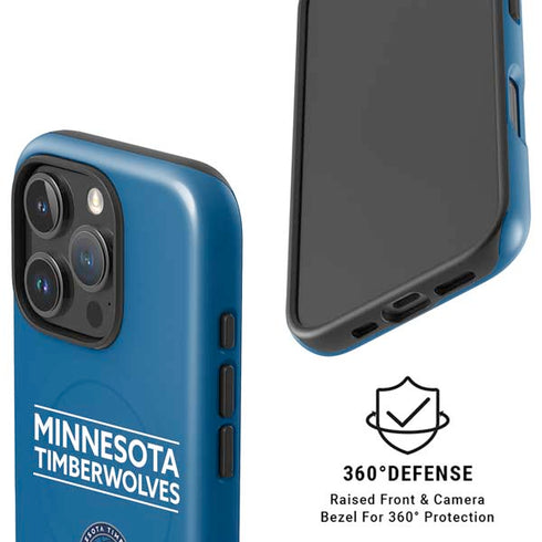 NBA Minnesota Timberwolves Standard - Blue iPhone 16 Pro Max Magsafe Impact Case