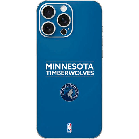 NBA Minnesota Timberwolves Standard - Blue iPhone 16 Pro Max Skin
