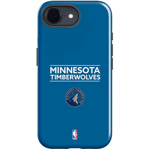NBA Minnesota Timberwolves Standard - Blue iPhone 16e Impact Case