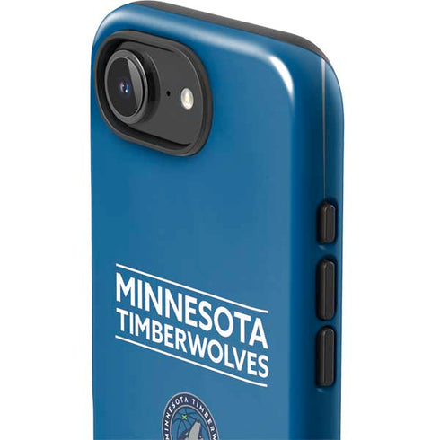 NBA Minnesota Timberwolves Standard - Blue iPhone 16e Impact Case