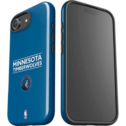 NBA Minnesota Timberwolves Standard - Blue iPhone 16e Impact Case