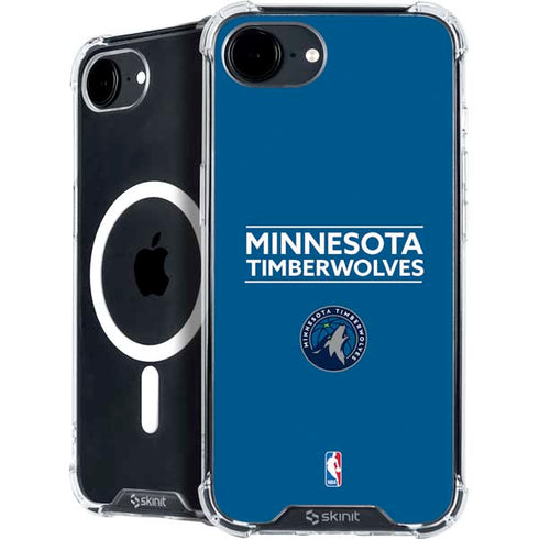 NBA Minnesota Timberwolves Standard - Blue iPhone 16e MagSafe Case