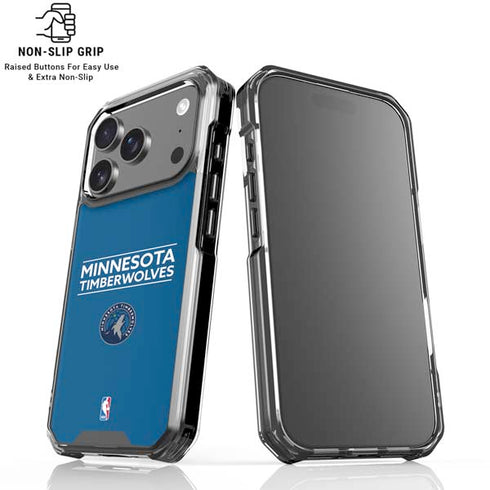 NBA Minnesota Timberwolves Standard - Blue iPhone 18 Pro Clear Case