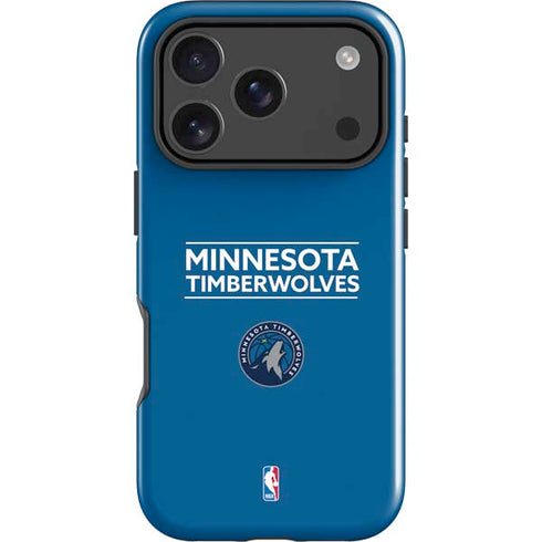 NBA Minnesota Timberwolves Standard - Blue iPhone 18 Pro Impact Case