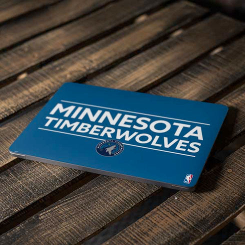 NBA Minnesota Timberwolves Standard - Blue Apple MacBook Air Skin