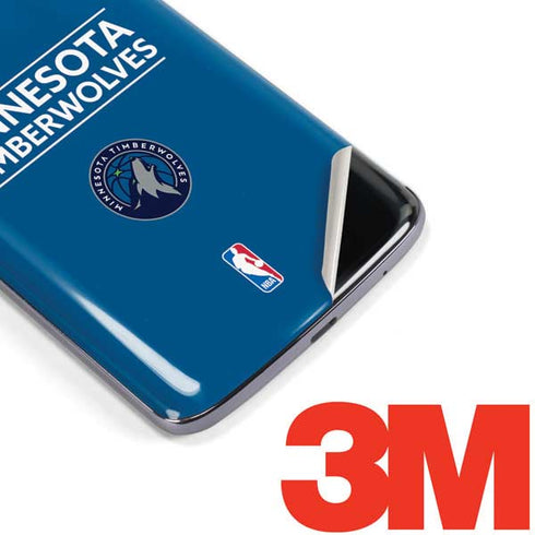 NBA Minnesota Timberwolves Standard - Blue Moto E5 Plus Skin