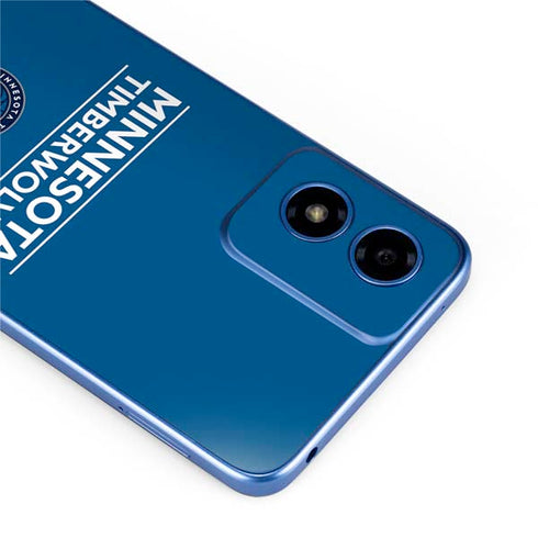 NBA Minnesota Timberwolves Standard - Blue Moto G Play 4G (2024) Skin