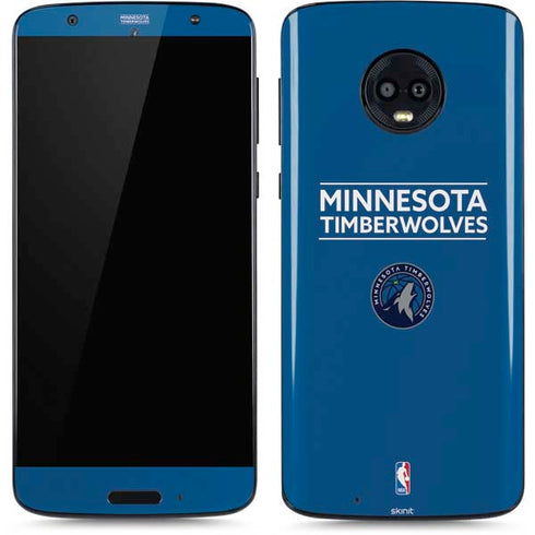 NBA Minnesota Timberwolves Standard - Blue Moto G6 Skin
