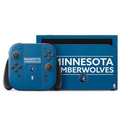 NBA Minnesota Timberwolves Standard - Blue Nintendo Skins