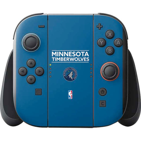 NBA Minnesota Timberwolves Standard - Blue Nintendo Switch 2 (2025) with Joy-Con Skin